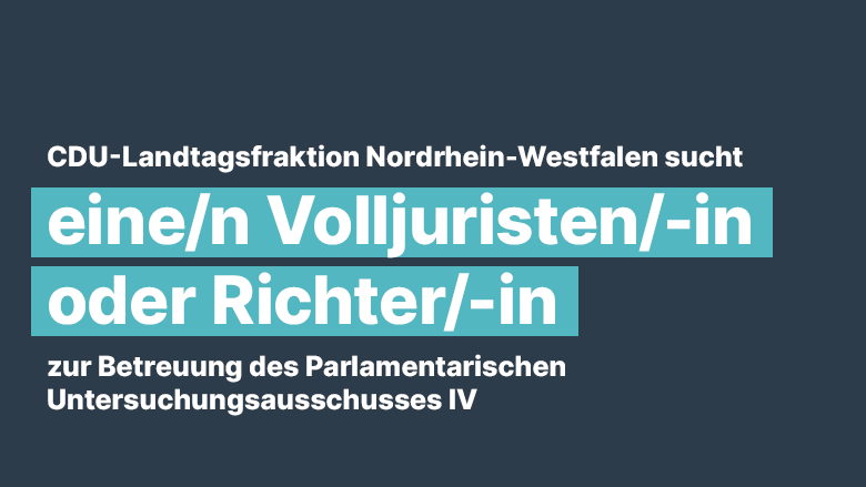 Ausschreibung Volljurist Ausschreibung Volljurist