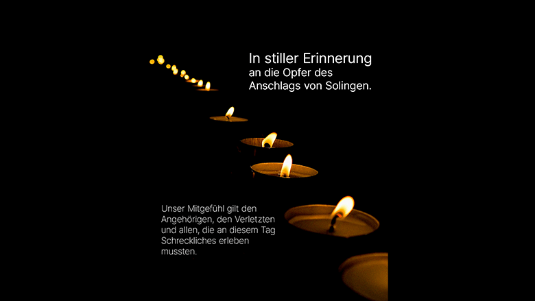 Gedenken Terroranschlag Solingen