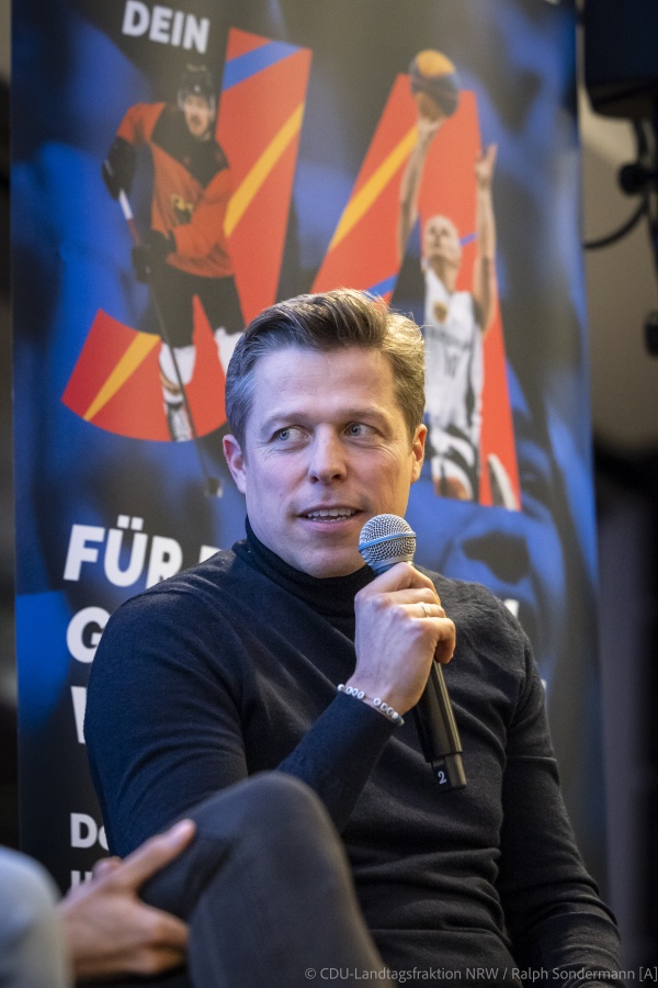 Timo Wess beim Werkstattgespräch der CDU-Fraktion NRW - Olympia 