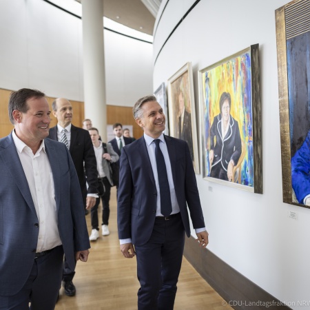  Dr. Wolfgang Hattmannsdorfer und Thorsten Schick im Landtag NRW
