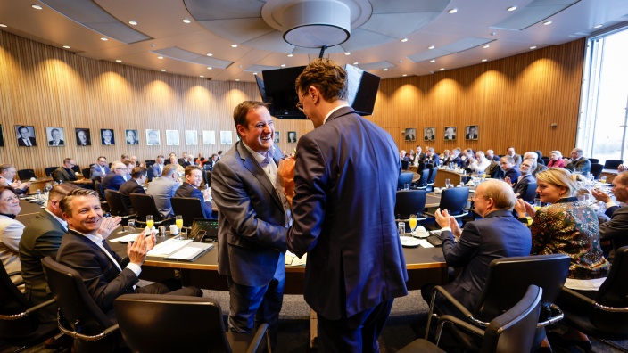 Thorsten Schick und Hendrik Wüst