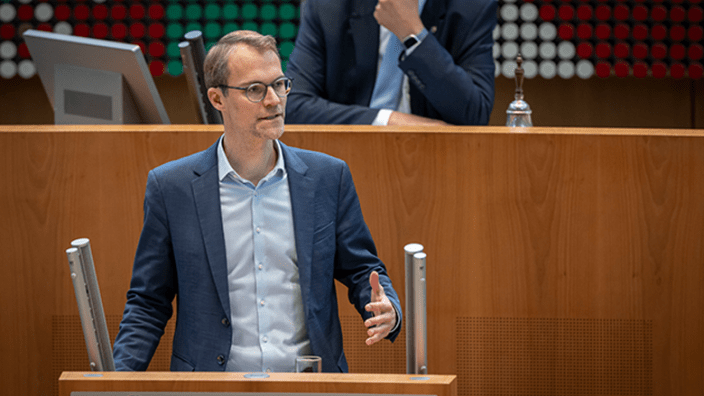 Dr. Christian Untrieser im Plenum